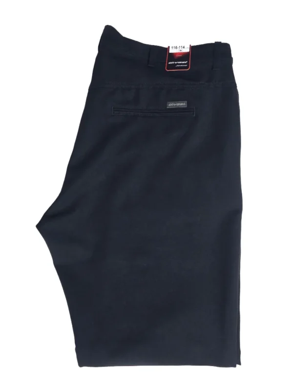 Męskie spodnie chino w kolorze czarnym Model 150