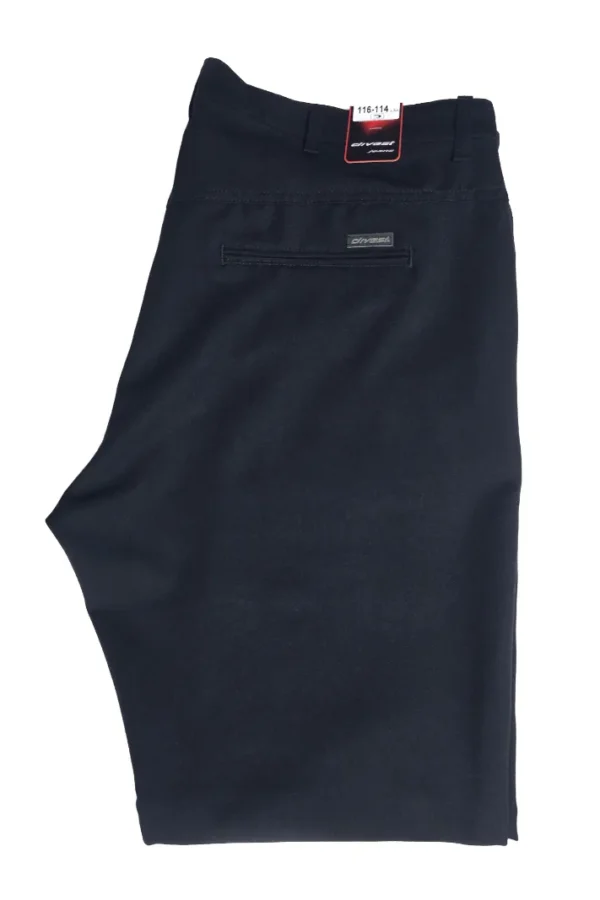 Męskie spodnie chino w kolorze czarnym Model 150