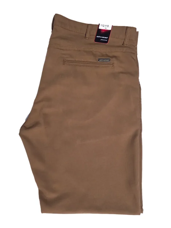 Męskie spodnie chino w kolorze miodowym Model 127