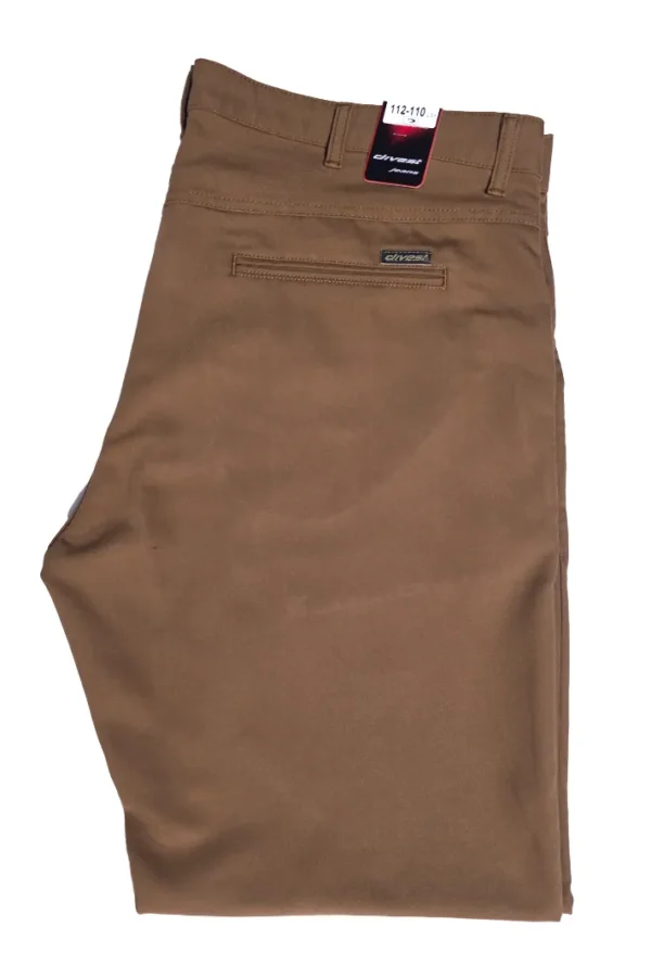 Męskie spodnie chino w kolorze miodowym Model 127