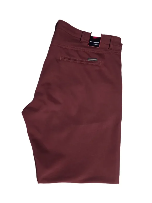 Męskie spodnie chino w kolorze miedzianym Model 141