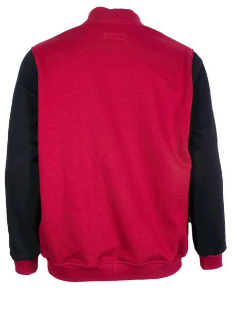 Bluza dresowa męska czerwona bez kaptura duże rozmiary Divest