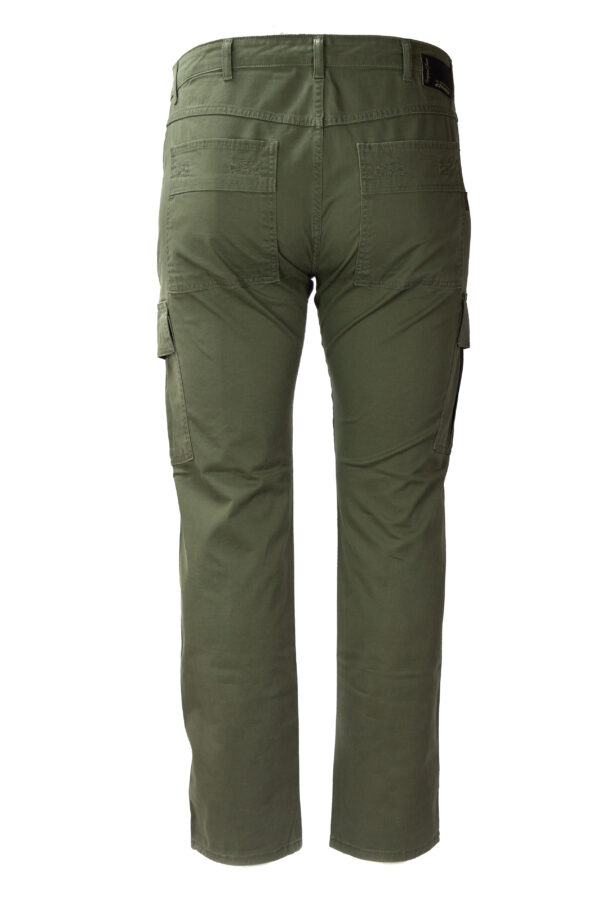 Bojówki męskie khaki - model 284 - obrazek 2
